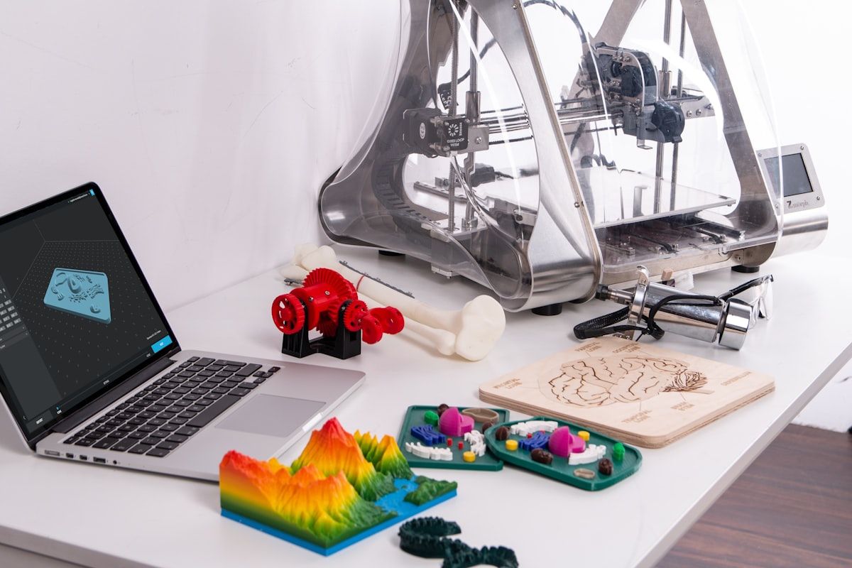 Peça em impressão 3D